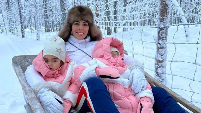 Así ha sido el espectacular viaje de Georgina Rodríguez con sus hijos a Laponia para conocer a Papá Noel