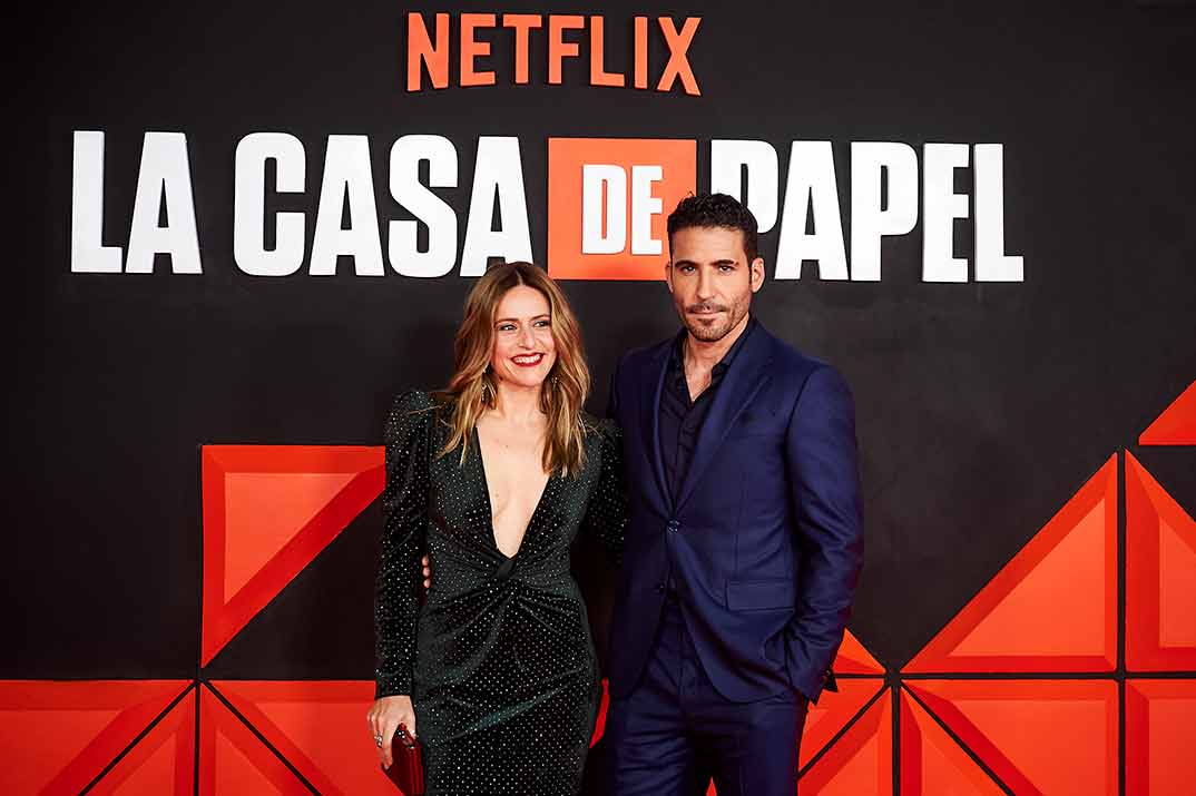 Itziar Utuño y Miguel Ángel Silvestre - La Casa de Papel - Estreno Temporada Final © Netflix