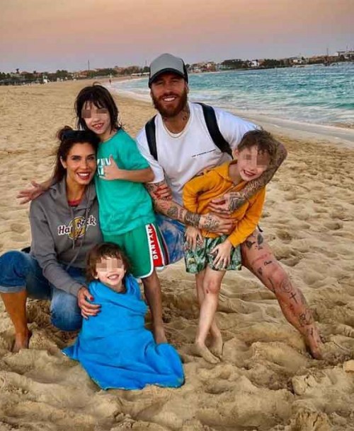 Las paradisíacas vacaciones de Pilar Rubio y Sergio Ramos con sus hijos para terminar el año