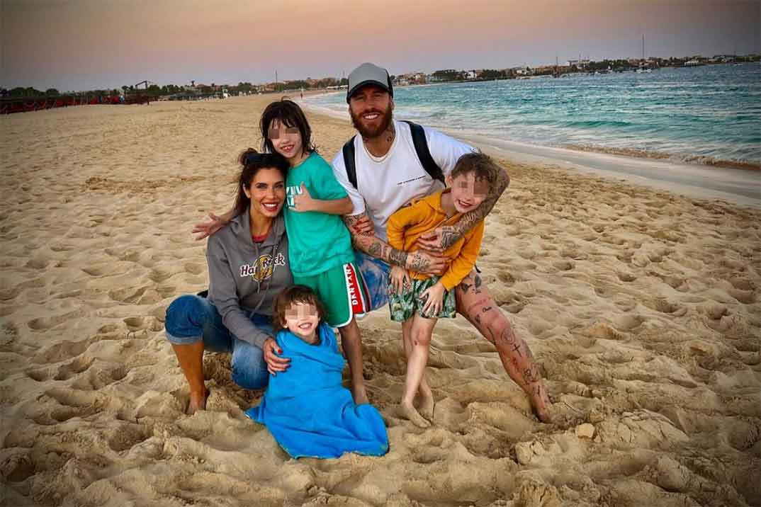 Las paradisíacas vacaciones de Pilar Rubio y Sergio Ramos con sus hijos para terminar el año