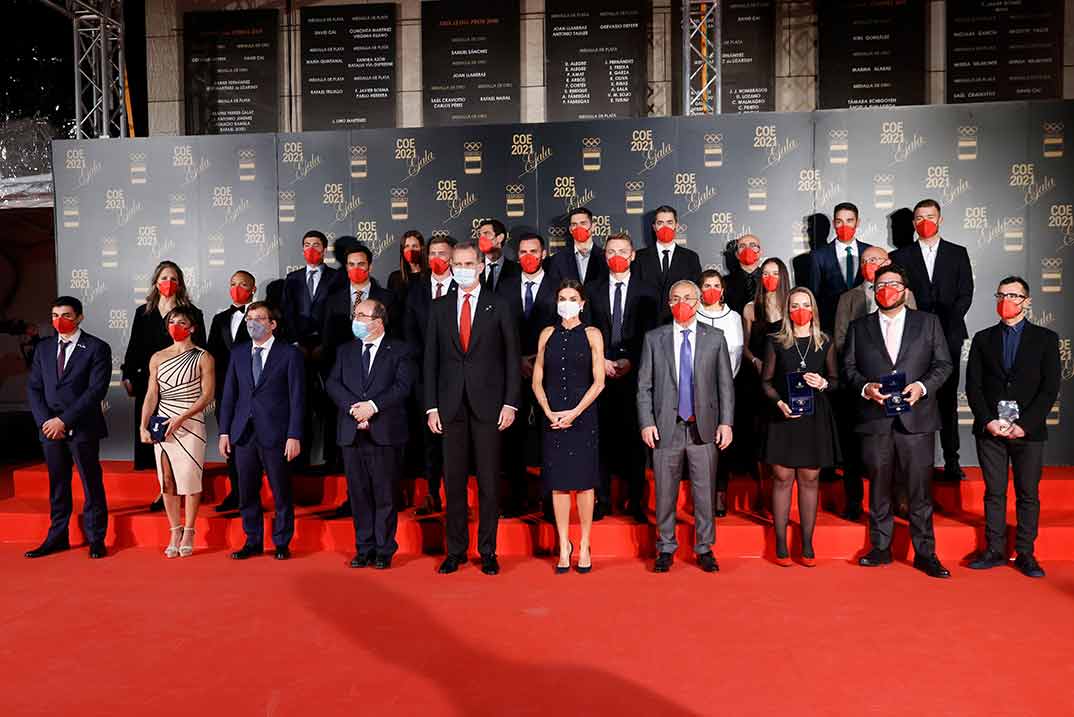 Reyes Felipe y Letizia - Gala anual del Comité Olímpico Español (COE) © Casa Real S.M. El Rey