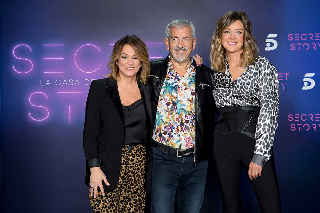 Toñi Moreno, Carlos Sobera y Sandra Barneda - Secret Story 2 © Telecinco