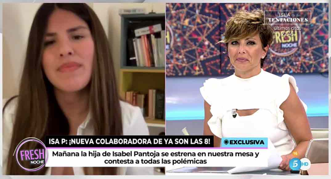 Isa Pantoja y Sonsoles Ónega - Ya son las ocho © Telecinco