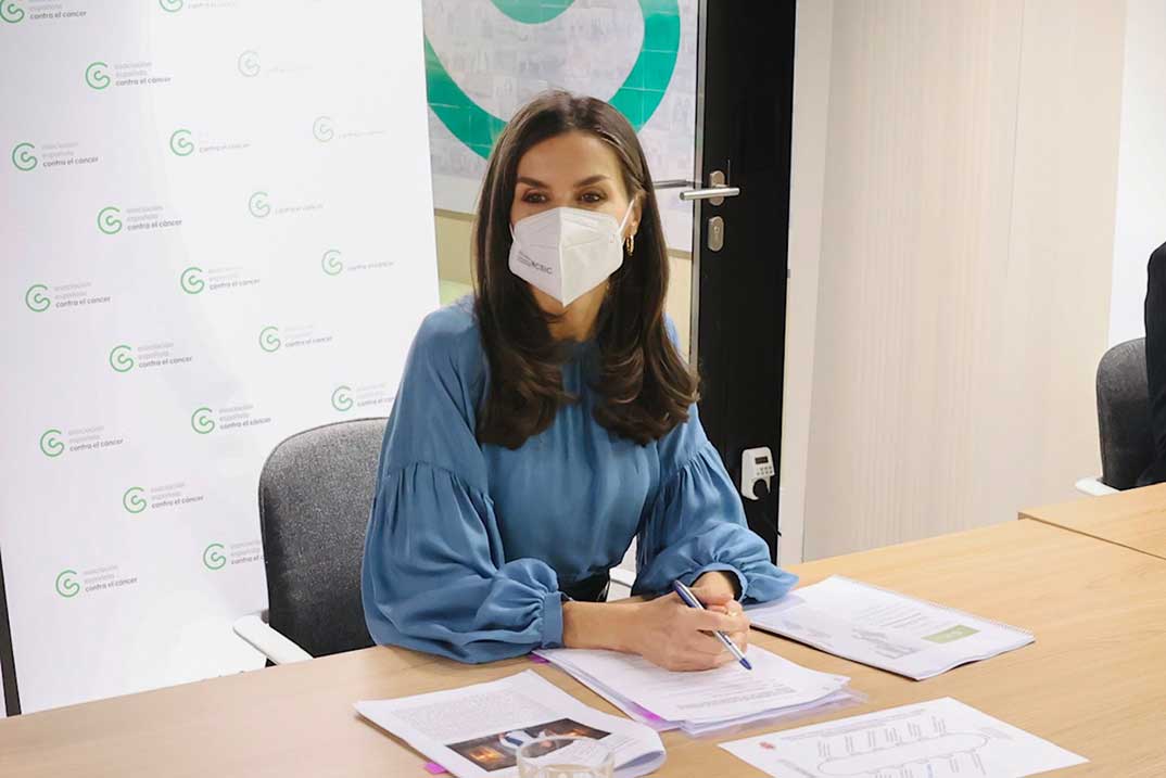 Reina Letizia - Reunión Asociación Española Contra el Cáncer © Casa S.M. El Rey