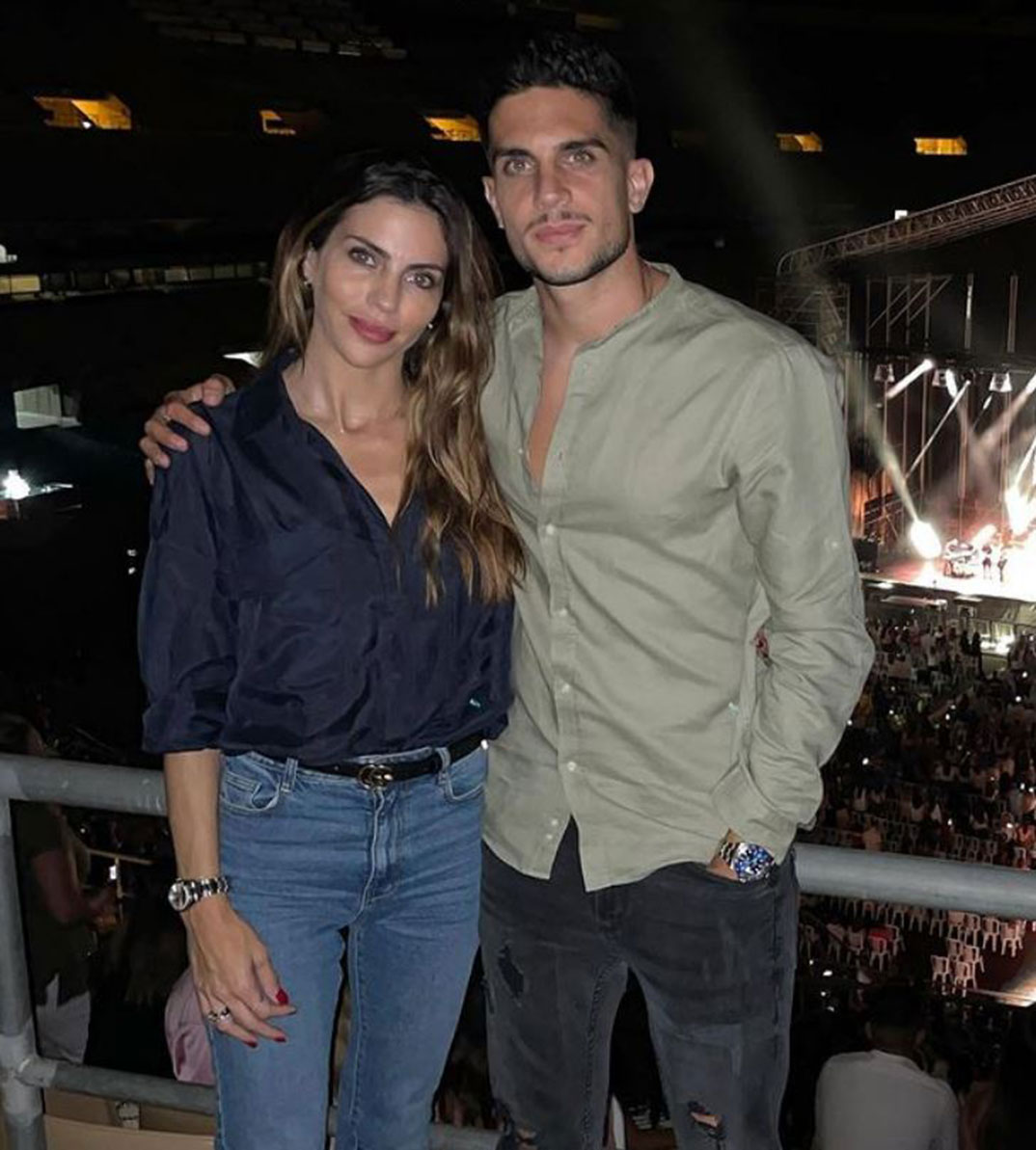 Marc Bartra y Melissa Jiménez © Instagram