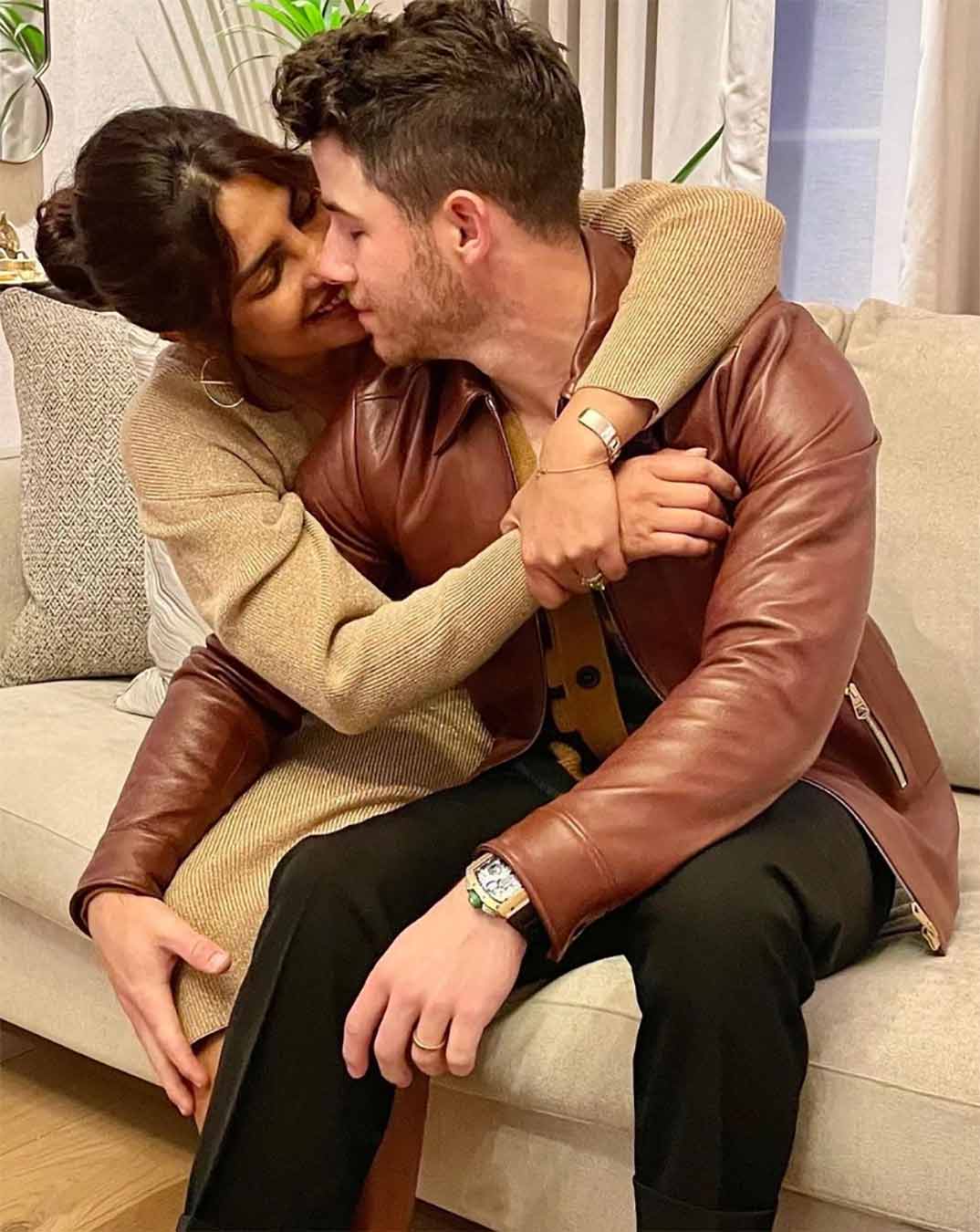 Nick Jonas y Priyanka Chopra © Instagram