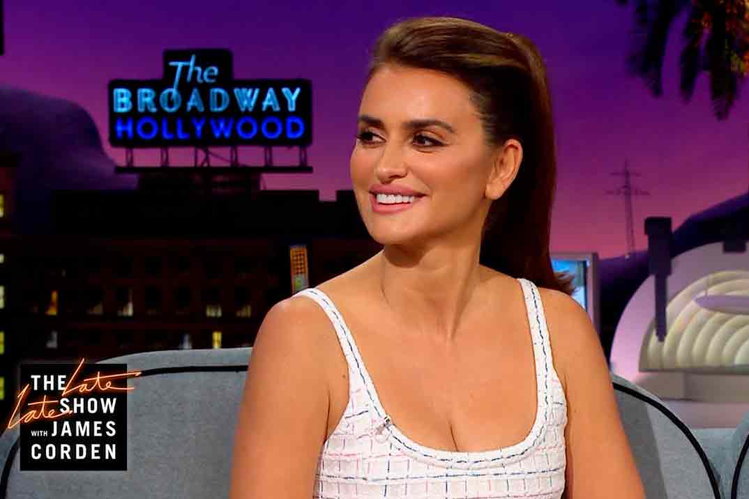 Penélope Cruz - James Corden Late Late Show © CBS