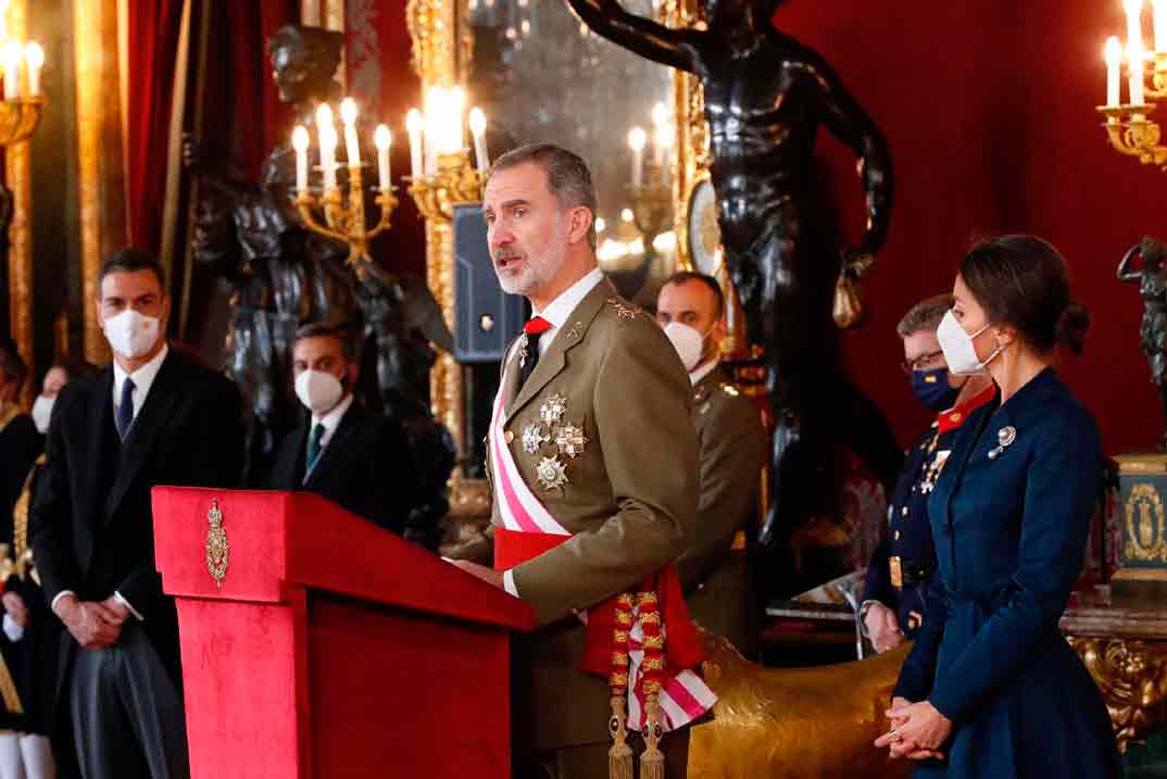 Reyes Felipe y Letizia - Pascua Militar © Casa S.M. El Rey