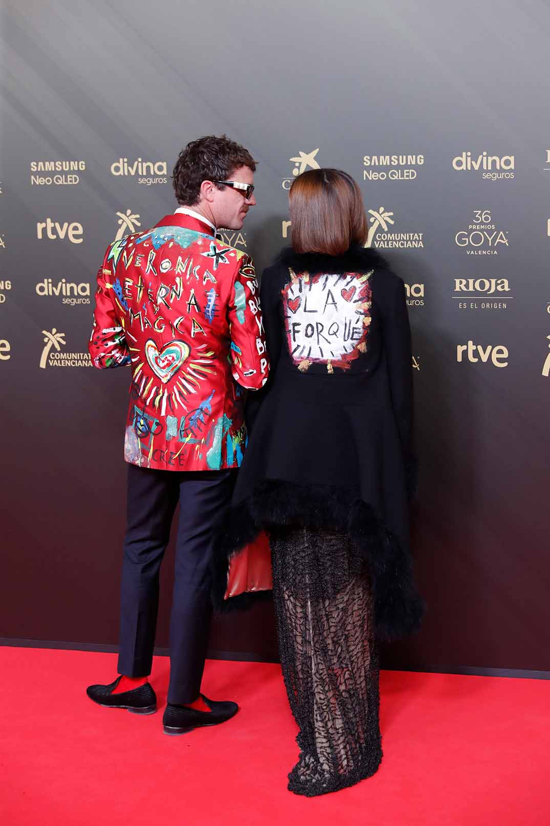 Aldo Comas y Macarena Gómez © Premios Goya 2022