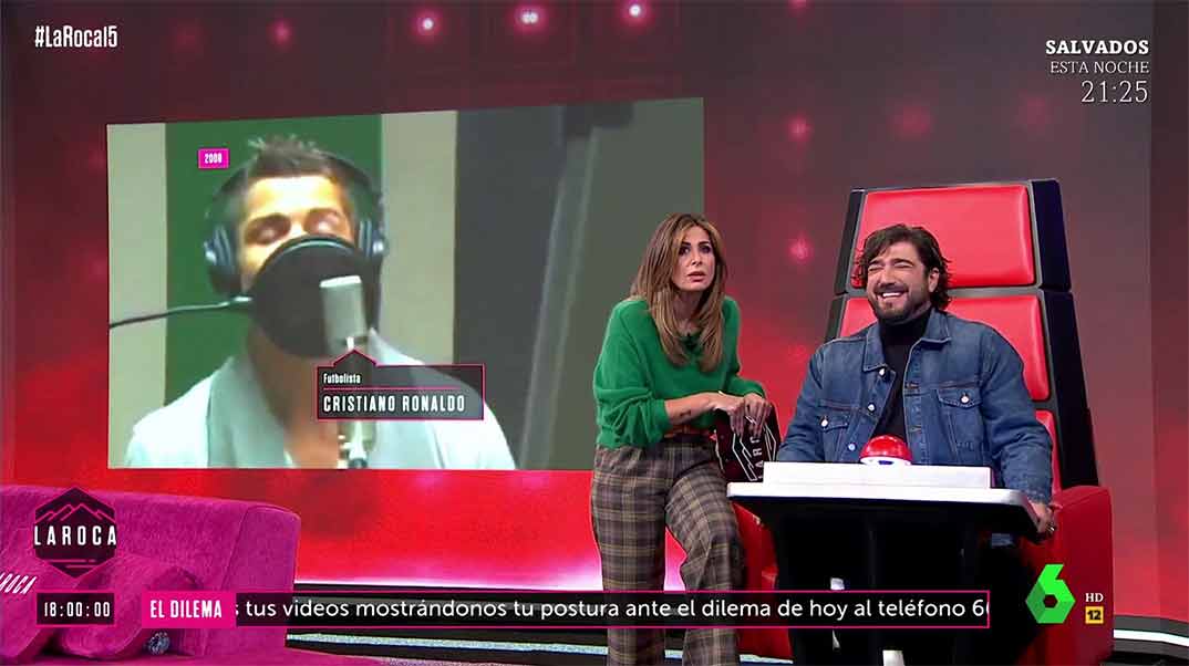 Antonio Orozco con Nuria Roca - La Roca © La Sexta