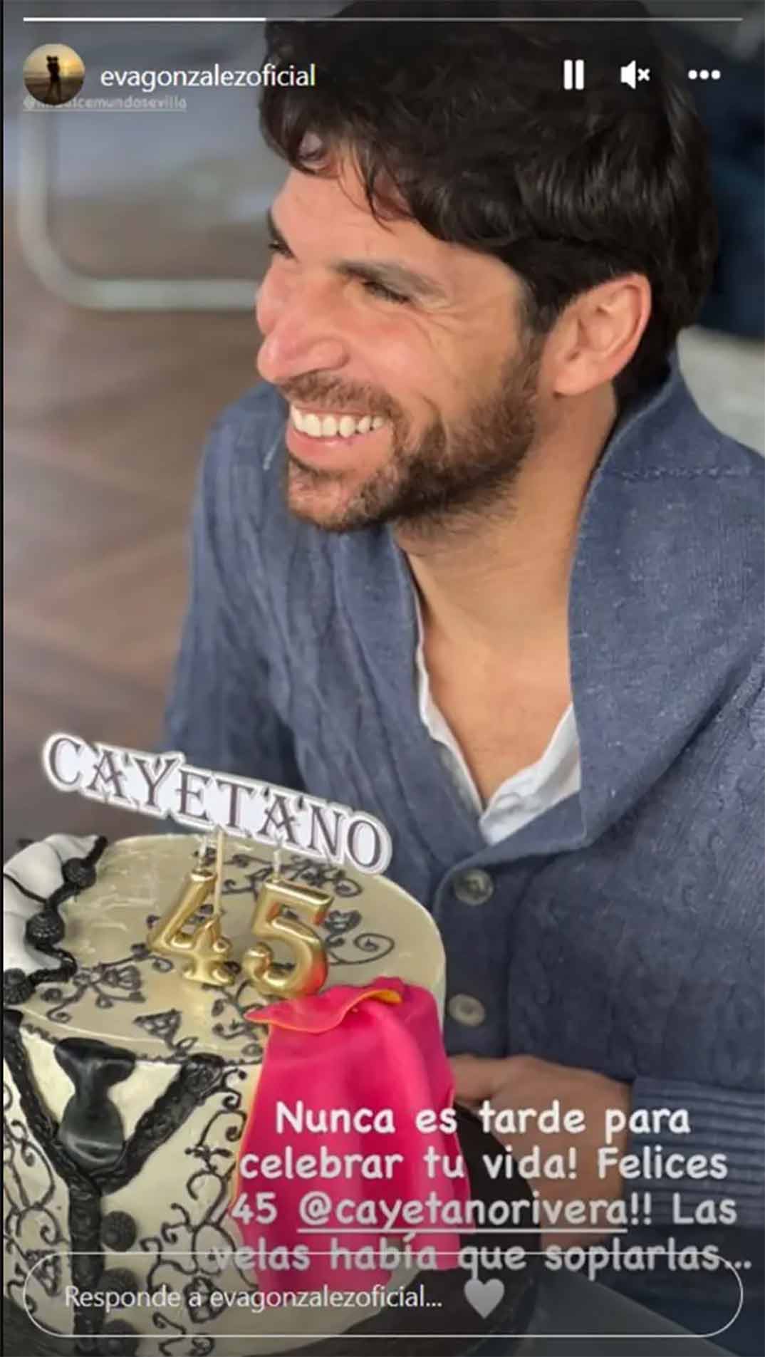 Cayetano Rivera © Stories/Instagram