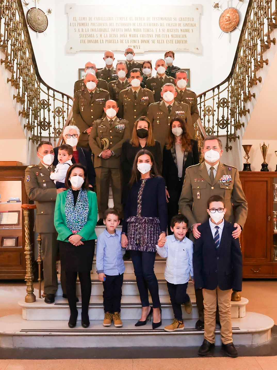 Reina Letizia - Patronato de Huérfanos del Ejército de Tierra © Casa S.M. El Rey