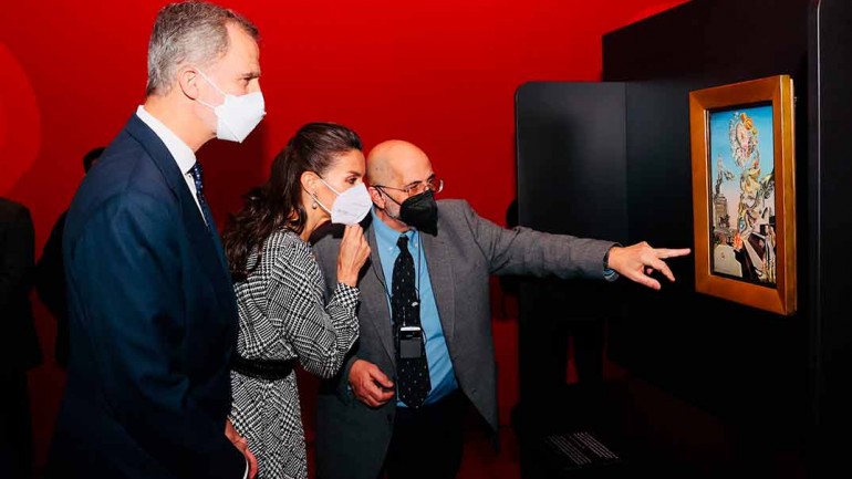 La reina Letizia estrena vestido en Austria