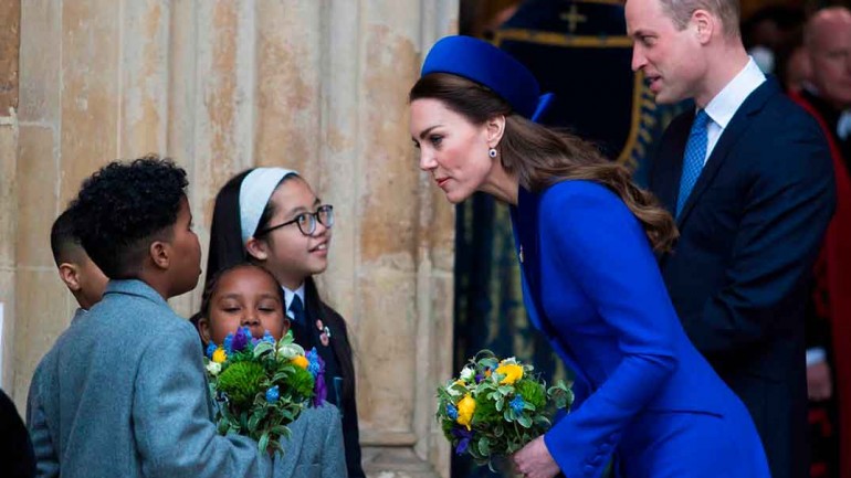 Kate Middleton brilla en el Día de la Commonwealth, marcado por la histórica ausencia de Isabel II