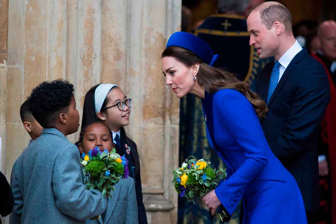 Kate Middleton brilla en el Día de la Commonwealth, marcado por la histórica ausencia de Isabel II