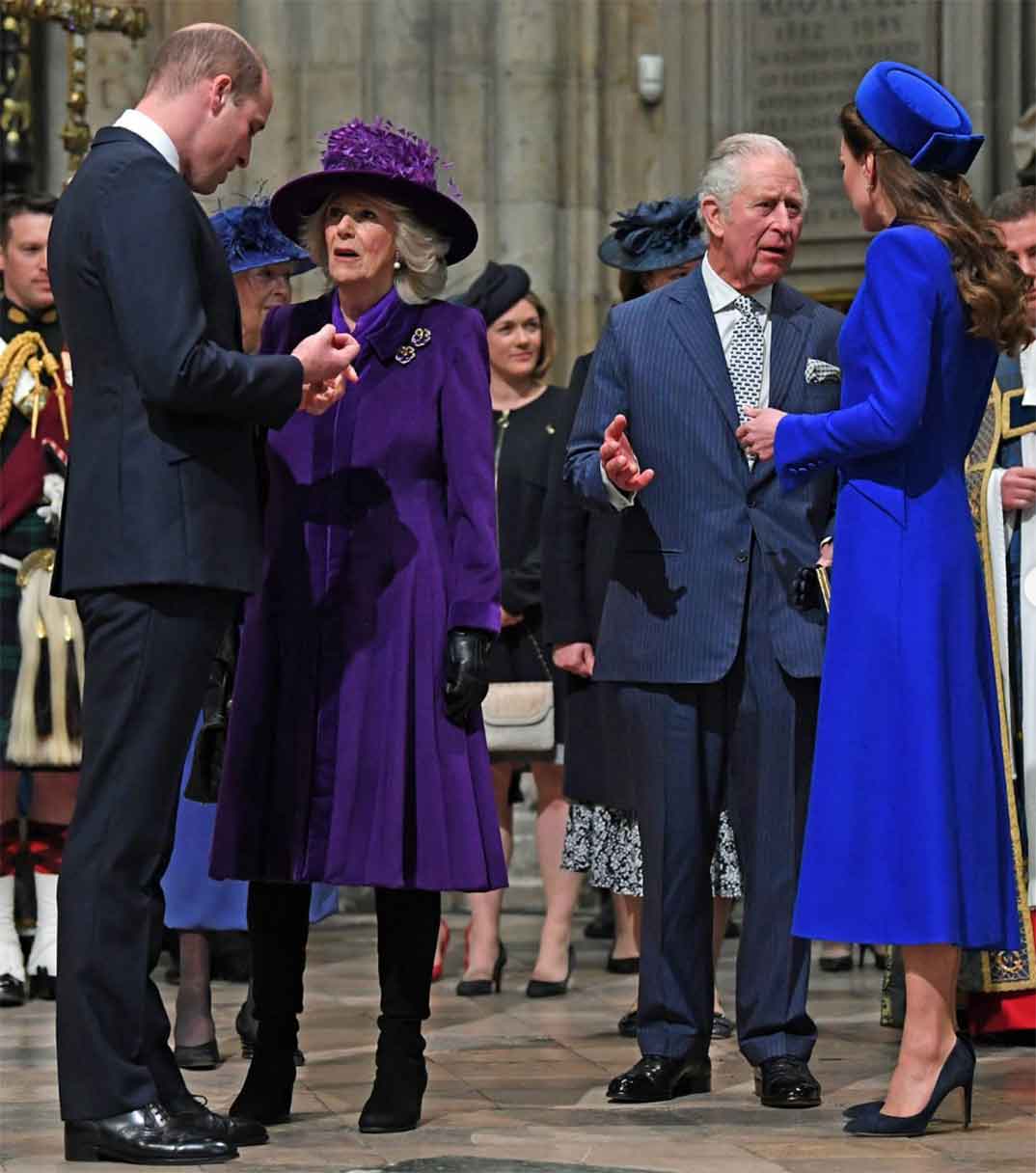 Principe Guillermo, Kate Middleton, Príncipe Carlos y Camilla Parker Bowles - Día de la Commonwealth © royalfamily