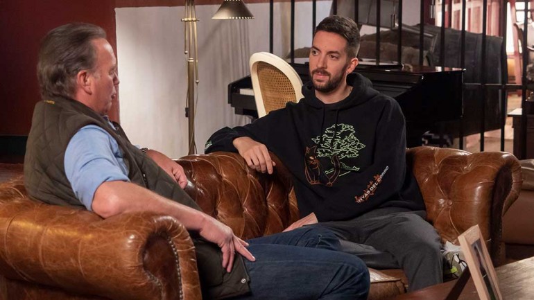 Bertín Osborne descubre la faceta más personal de David Broncano, en ‘Mi casa es la tuya’