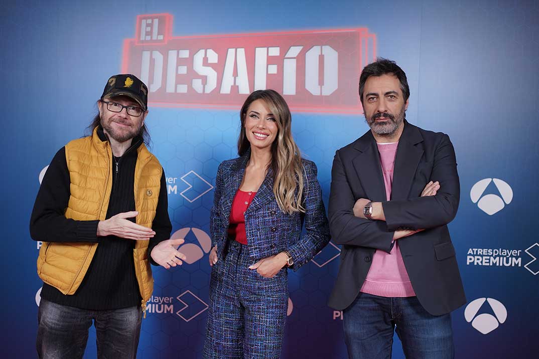 Pilar Rubio con Santiago Segura y Juan del Val - El Desafío © Antena 3