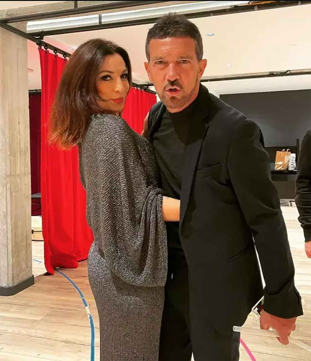 Antonio Banderas y Lorena Calero © Instagram