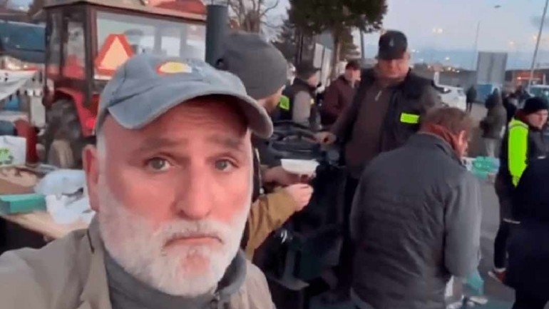 El chef José Andrés y World Central Kitchen ya están en la frontera de Ucrania