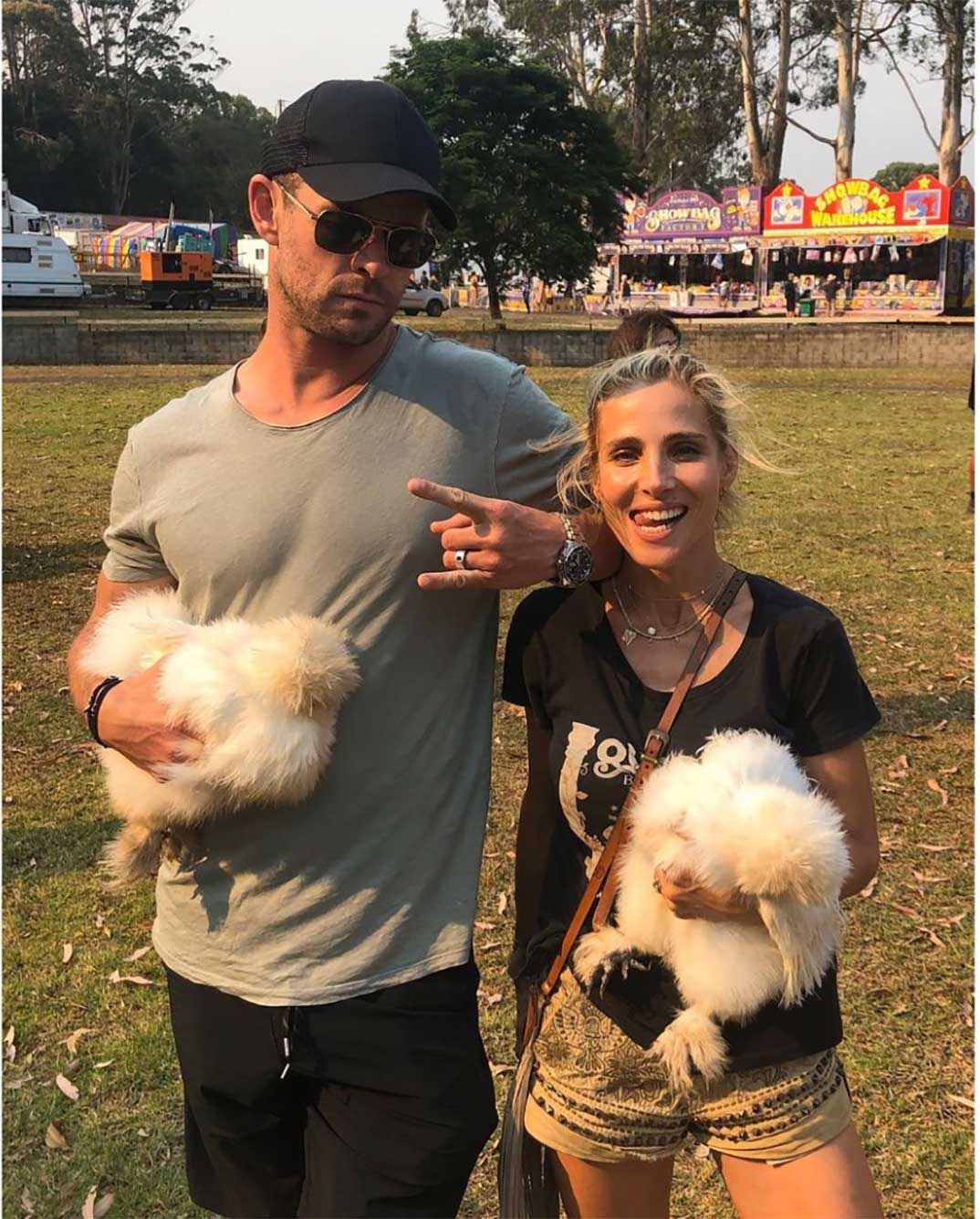 Elsa Pataky y Chris Hemsworth © Instagram