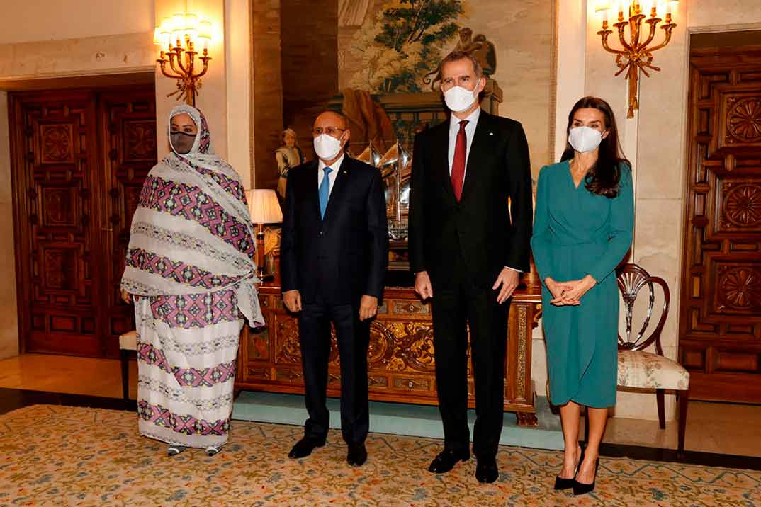 Reyes Felipe y Letizia - Almuerzo en honor del Presidente de la República Islámica de Mauritania © Casa S.M. El Rey