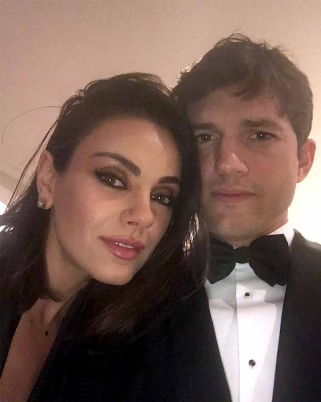 Mila Kunis y Ashton Kutcher © Instagram