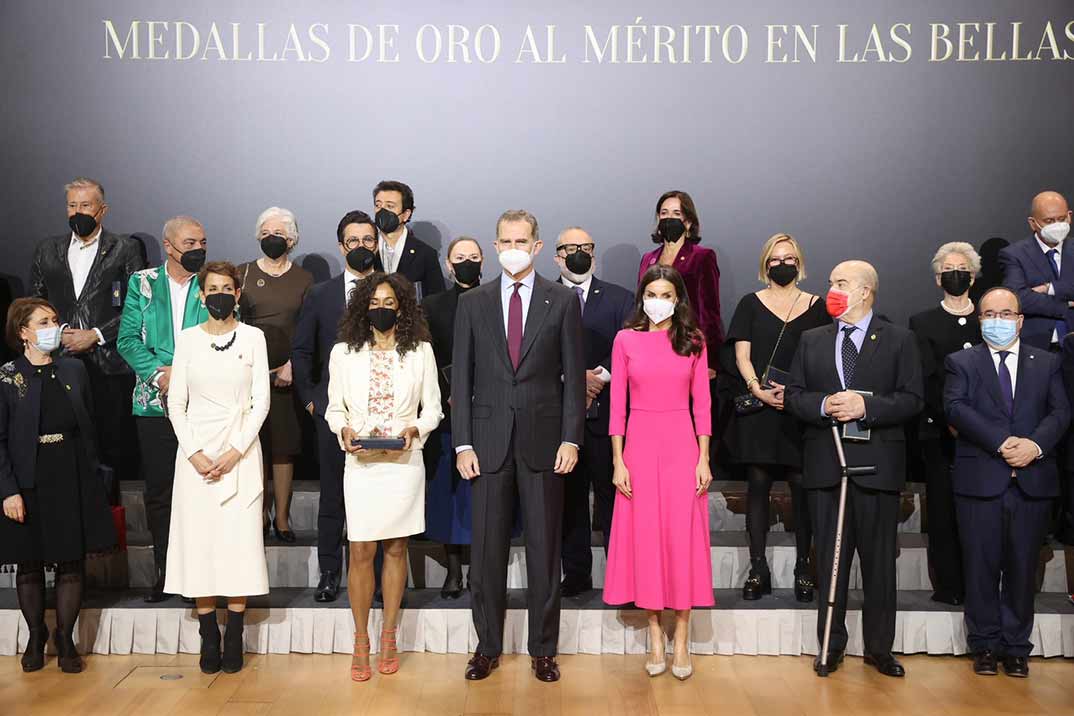  Reyes Felipe y Letizia - Medallas de Oro al Mérito en las Bellas Artes 2020 © Casa SM El Rey