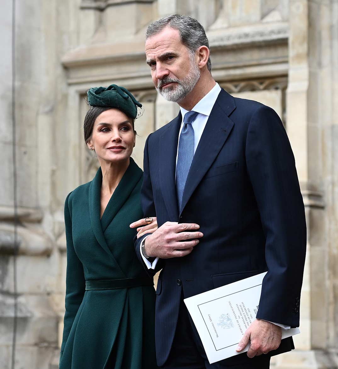 Reyes Felipe y Letizia - Homenaje Duque de Edimburgo © Casa S.M. El Rey