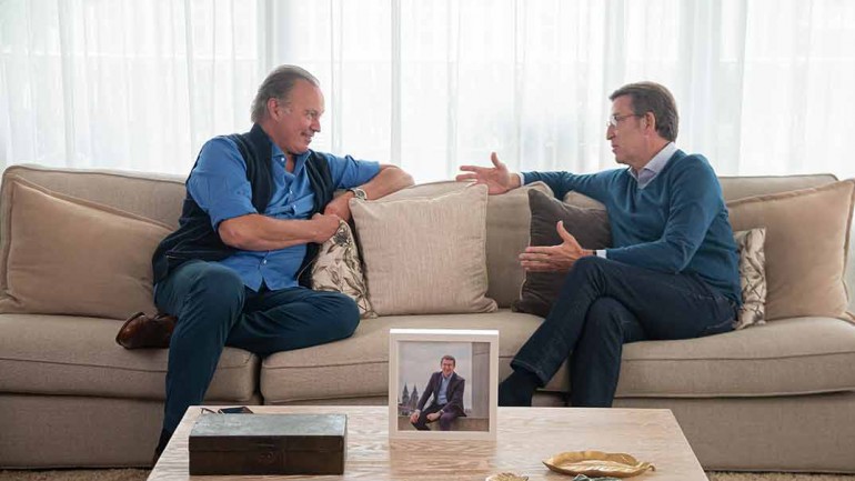 Bertín Osborne entrevista a Alberto Núñez Feijóo en ‘Mi casa es la tuya’