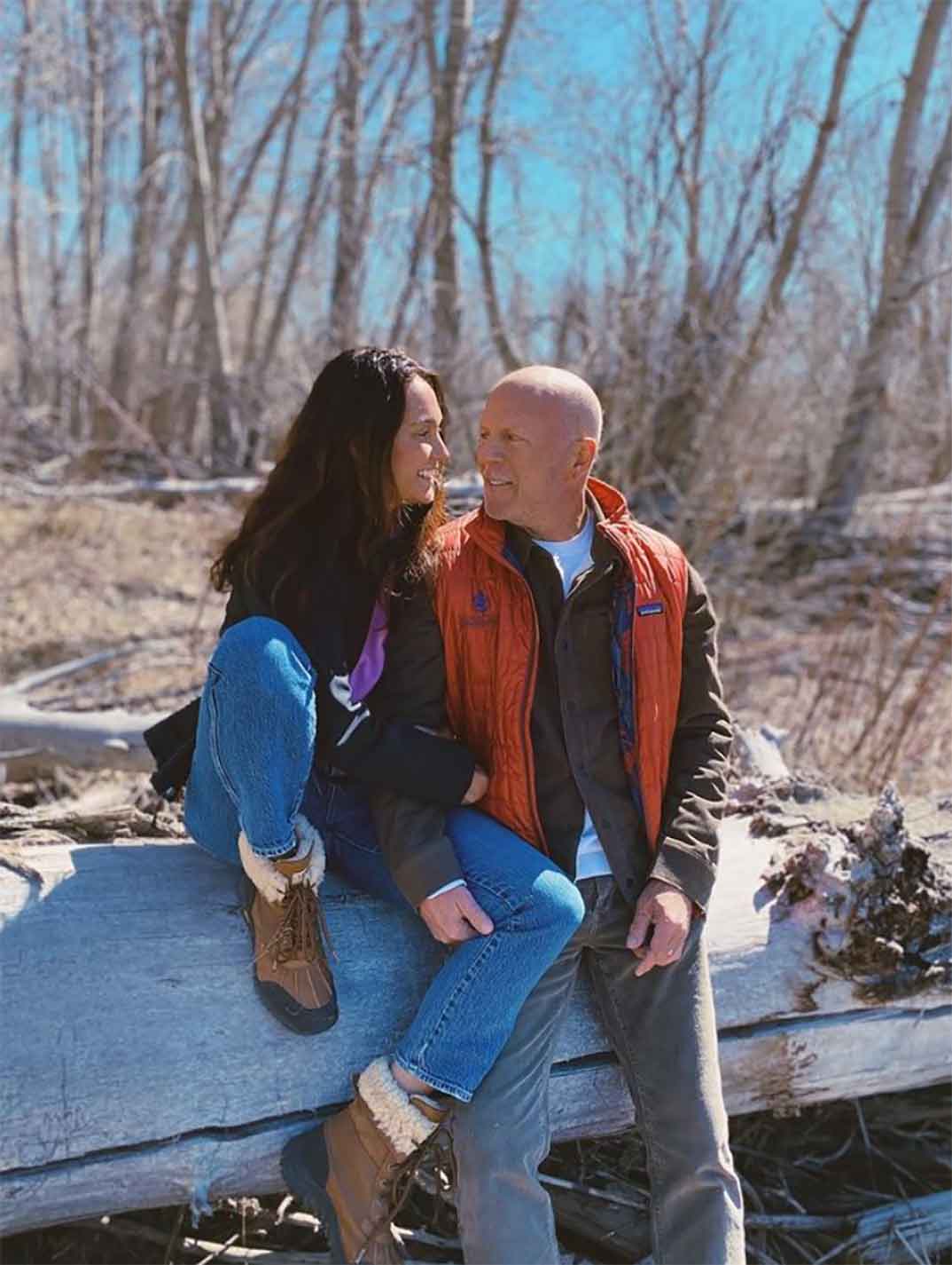 Bruce Willis y su esposa Emma Heming © Instagram