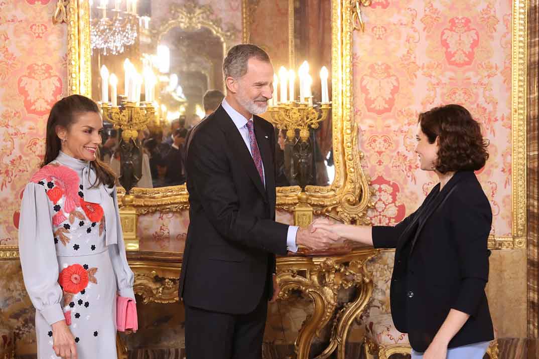 Reyes Felipe y Letizia - Almuerzo Premio Cervantes 2021 © Casa S.M. El Rey