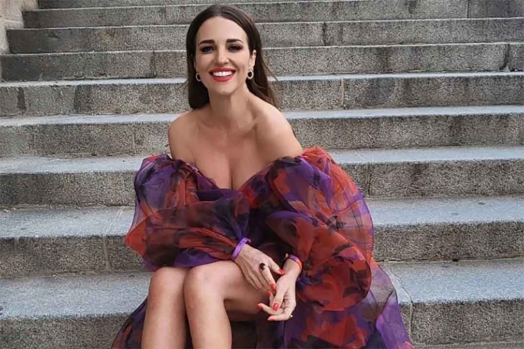 Paula Echevarría espectacular con un vestido de princesa de Hannibal Laguna