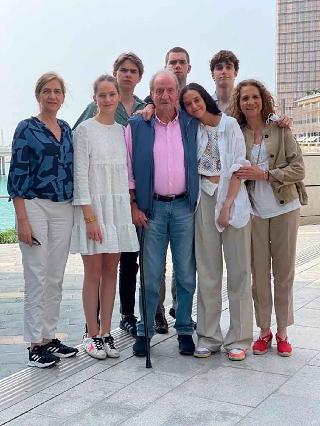 Rey Juan Carlos, Infanta Elena, Infanta Cristina, Miguel Urdangarin, Pablo Urdangarin, Juan Urdangarin, Irene Urdangarin, Victoria de Marichalar © Europa Press