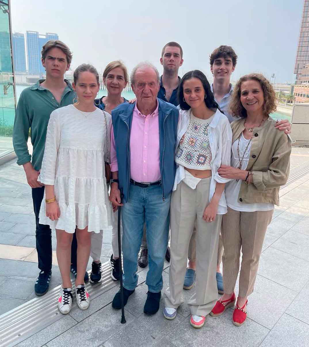 Rey Juan Carlos, Infanta Elena, Infanta Cristina, Miguel Urdangarin, Pablo Urdangarin, Juan Urdangarin, Irene Urdangarin, Victoria de Marichalar © Europa Press