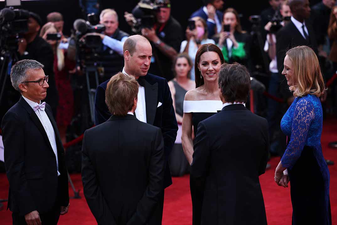 Kate Middleton y el príncipe Guillermo, dos estrellas de cine en el estreno de ‘Top Gun’