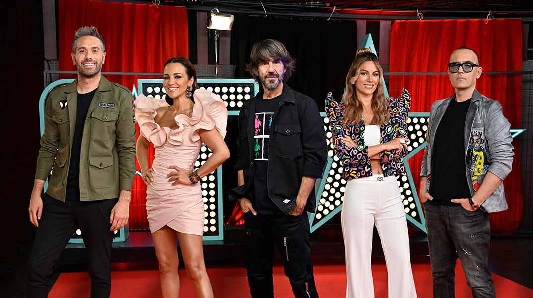 Dani Martínez, Paula Echevarría, Santi Millán, Edurne, Risto Mejide - Got Talent España © Mediaset