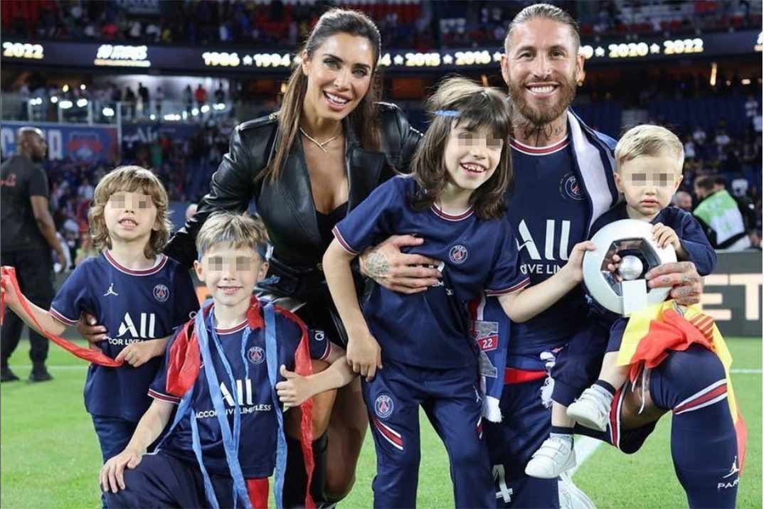 Pilar Rubio y sus hijos celebran el nuevo triunfo de Sergio Ramos