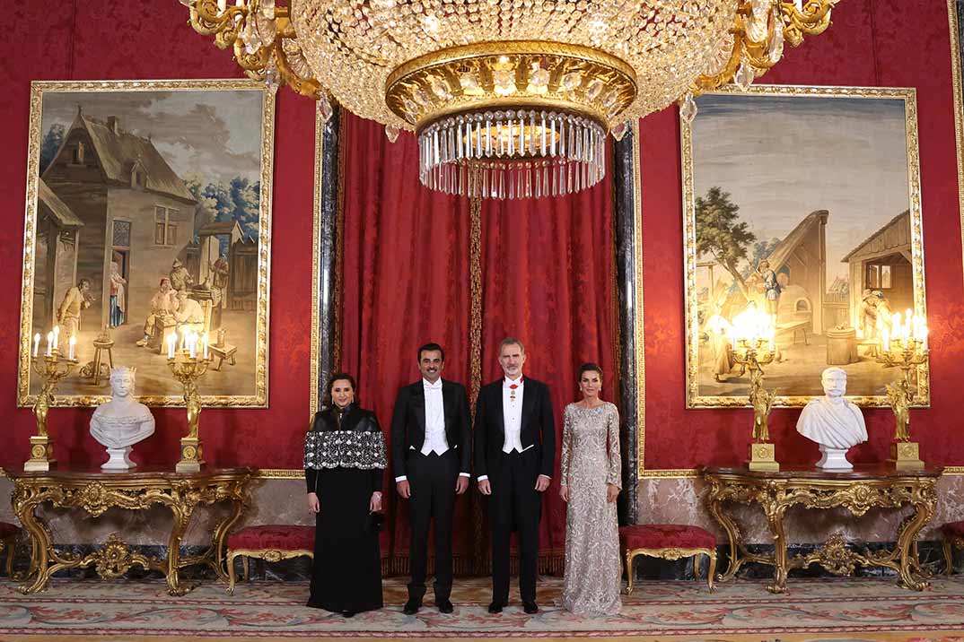 Reyes Felipe y Letizia - Visita Estado Emir del Estado de Catar, y la Jequesa © Casa S.M. El Rey