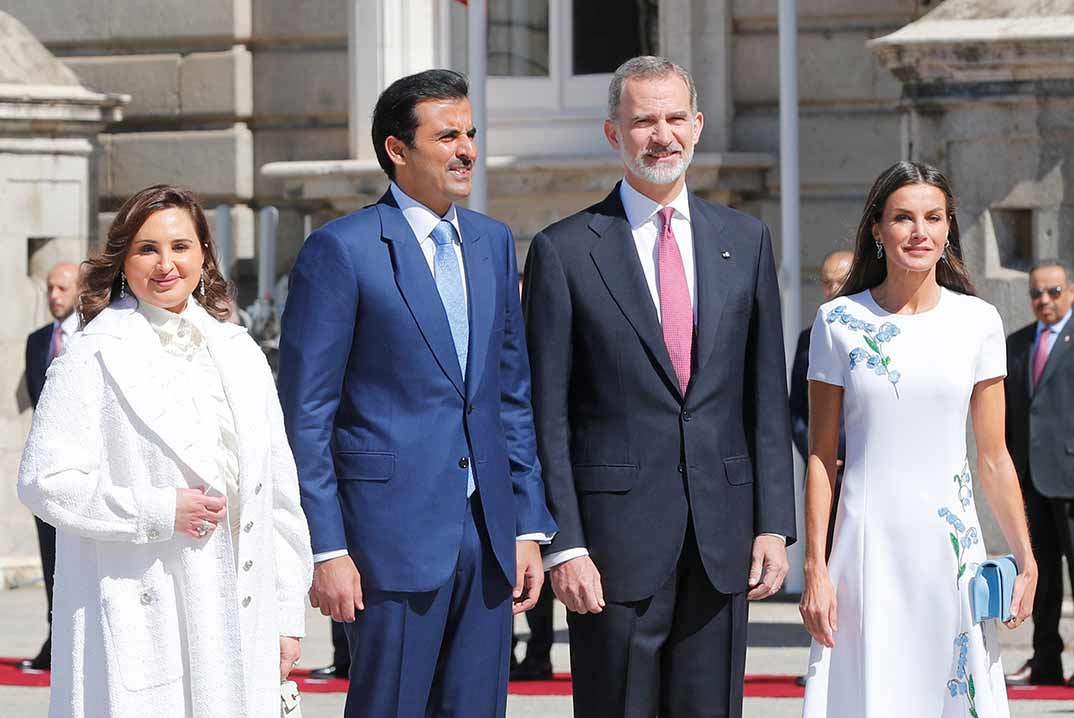 Reyes Felipe y Letizia - Visita Estado Emir del Estado de Catar, y la Jequesa © Casa S.M. El Rey