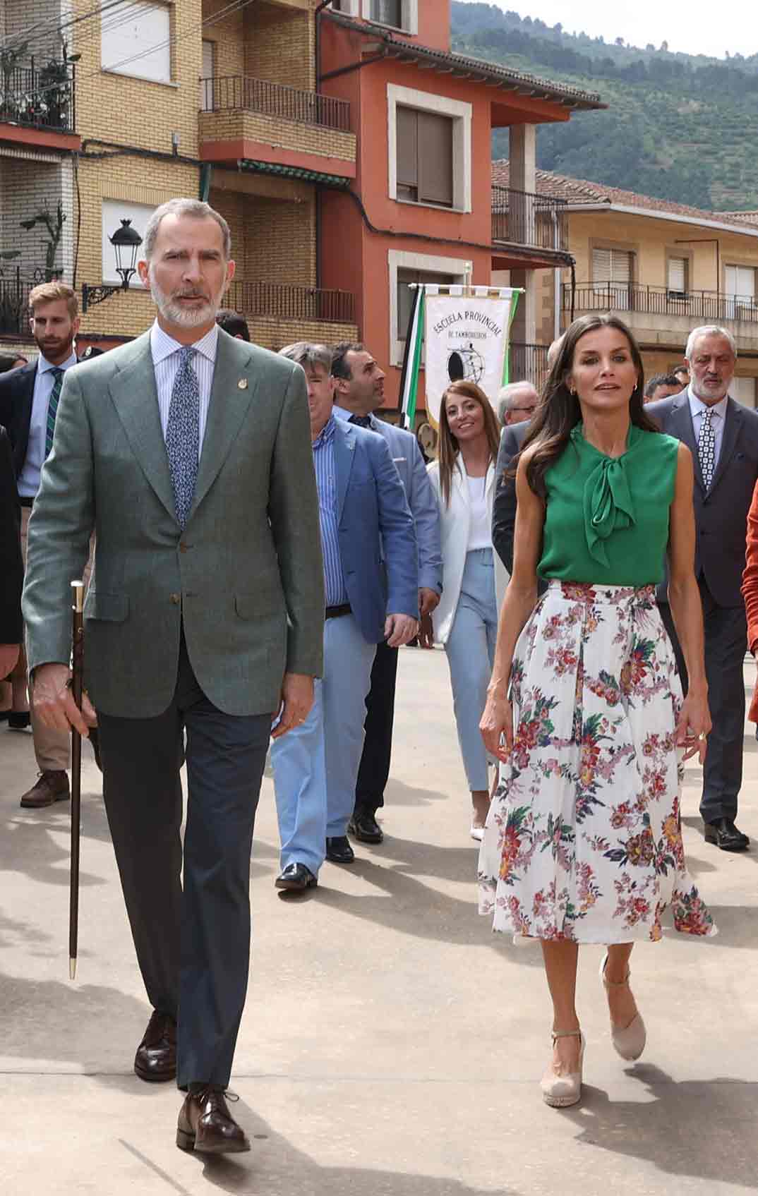 Reyes Felipe y Letizia - Comarca Las Hurdes © Casa S.M. El Rey