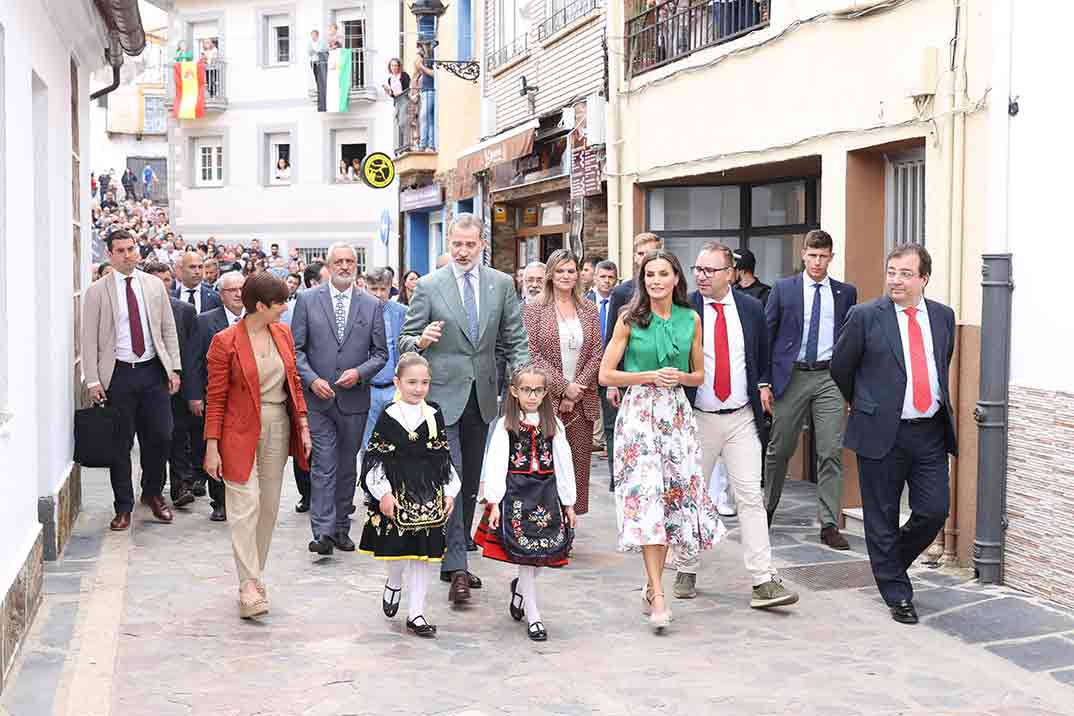 Reyes Felipe y Letizia - Comarca Las Hurdes © Casa S.M. El Rey