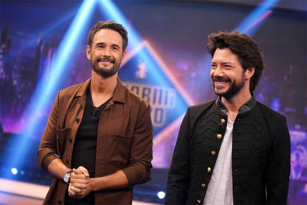 Álvaro Morte y Rodrigo Santoro - El Hormiguero © Antena 3