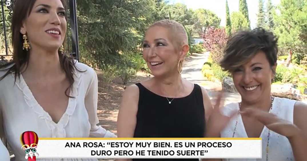 Ana Rosa Quintana con Sonsoles Ónega y Patricia Pardo © Telecinco