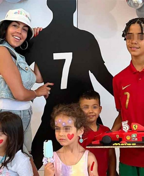 La divertida fiesta de cumpleaños de los mellizos de Cristiano Ronaldo, Eva y Mateo