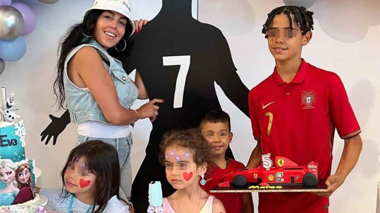 La divertida fiesta de cumpleaños de los mellizos de Cristiano Ronaldo, Eva y Mateo