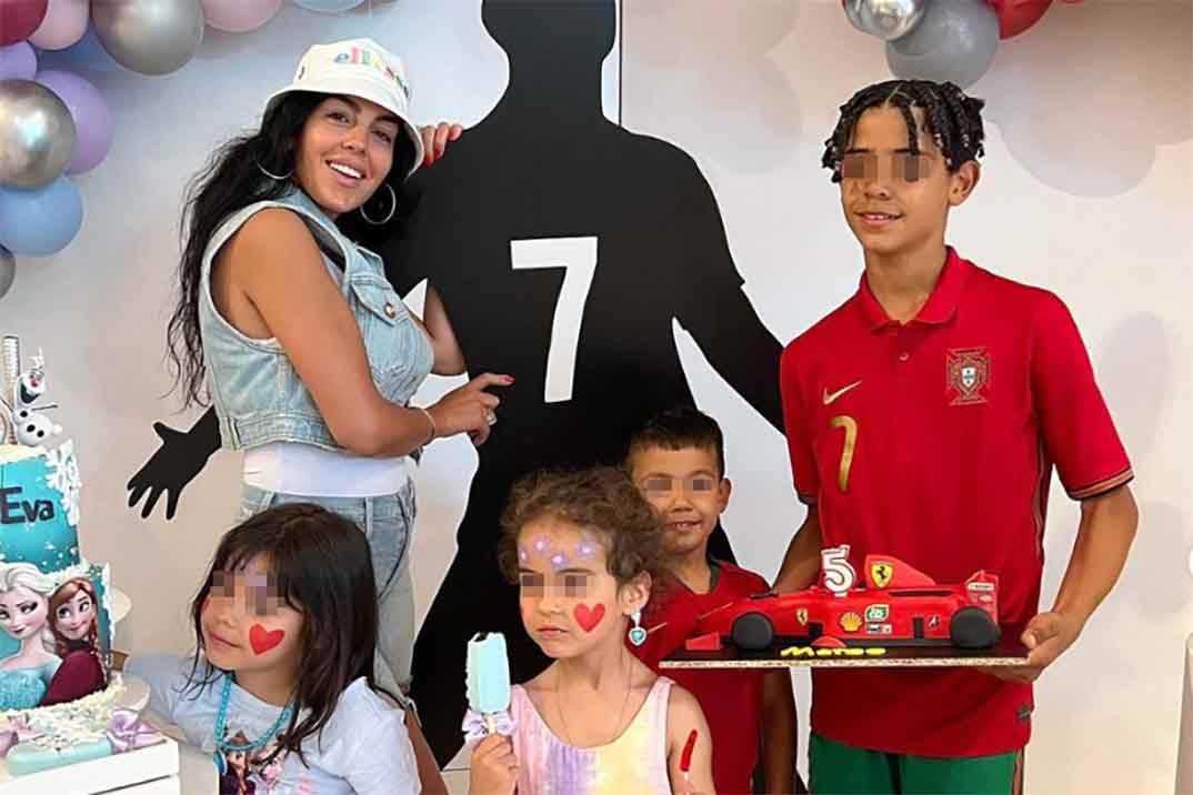 La divertida fiesta de cumpleaños de los mellizos de Cristiano Ronaldo, Eva y Mateo