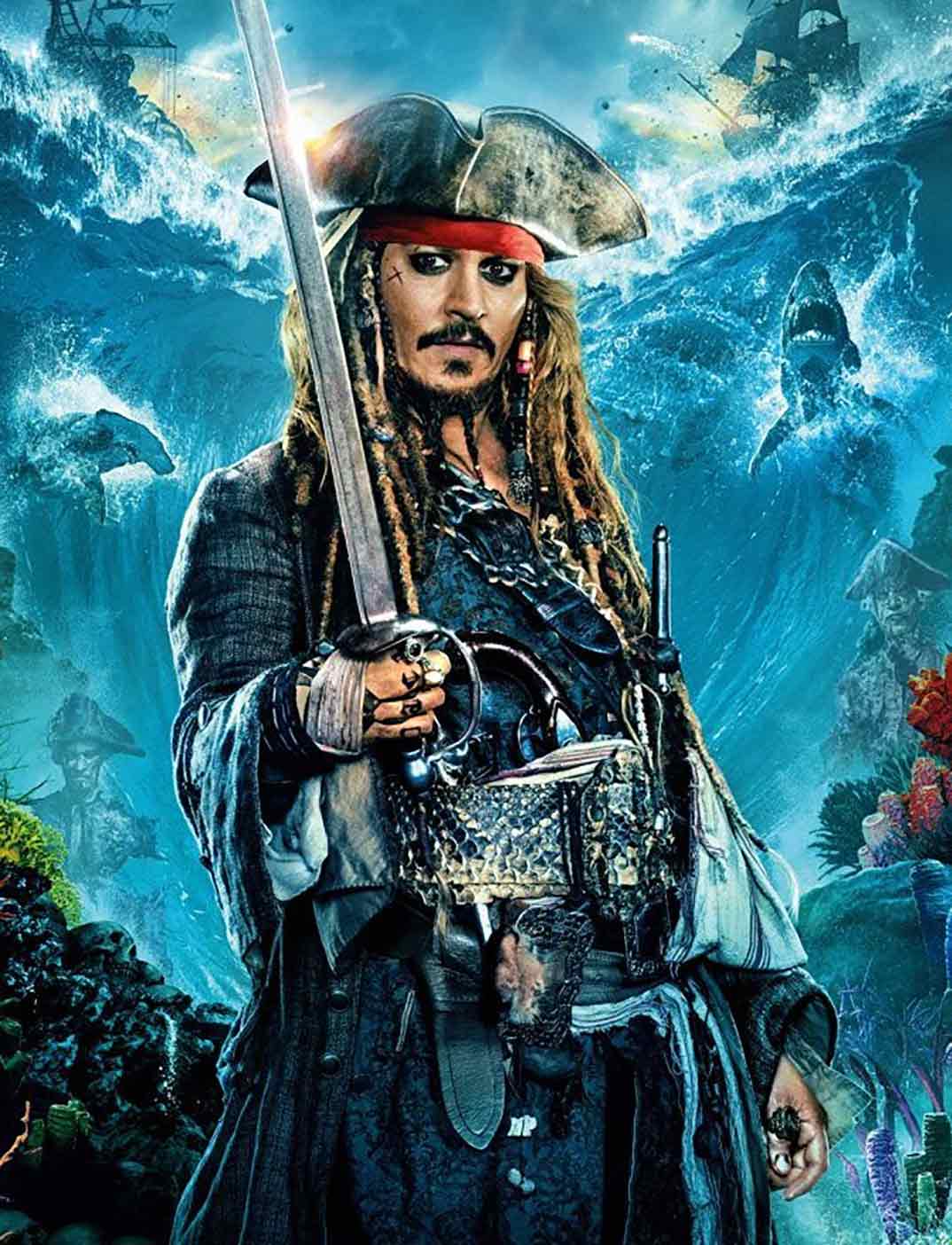 Johnny Depp- Piratas del Caribe