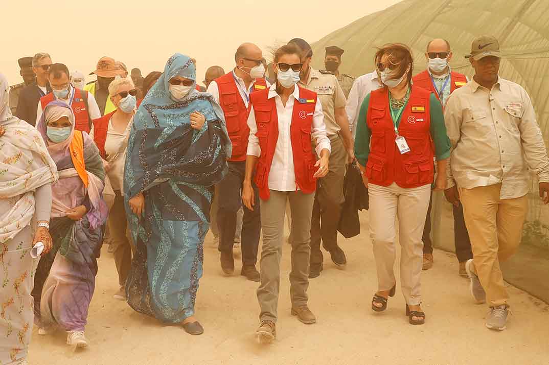 Reina Letizia - Viaje de Cooperación a la República Islámica de Mauritania © Casa S.M. El Rey