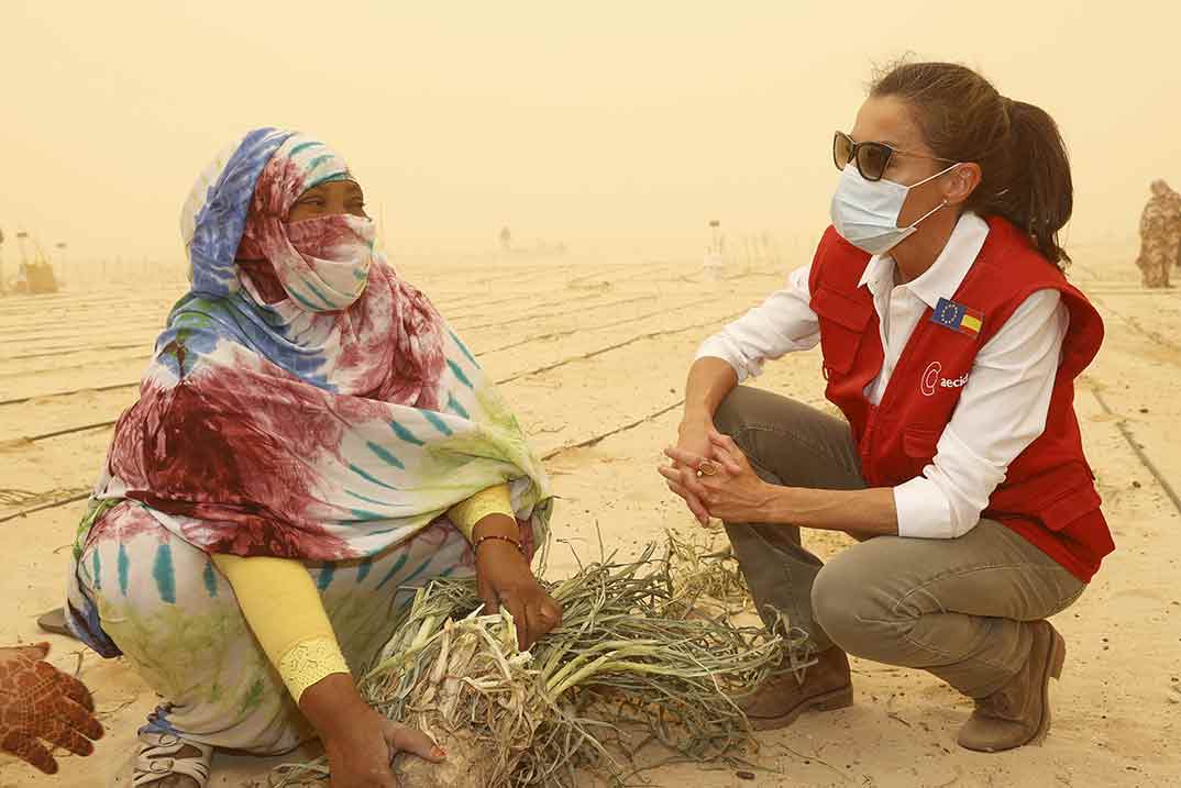 Reina Letizia - Viaje de Cooperación a la República Islámica de Mauritania © Casa S.M. El Rey